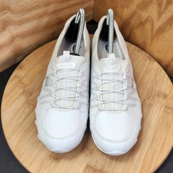 Skechers Womens Bikers Dream Come True Hands Free Slip In Sneakers - Picture 3 of 9